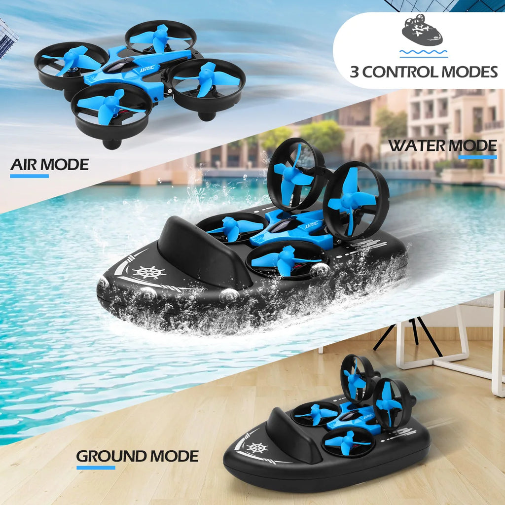 JJRC H36 1:20 Remote Control Ship Three Modes 2.4G Quadcopter Boat Helicopter UAV Rc Drone with Light Kids Toys Children's Gift