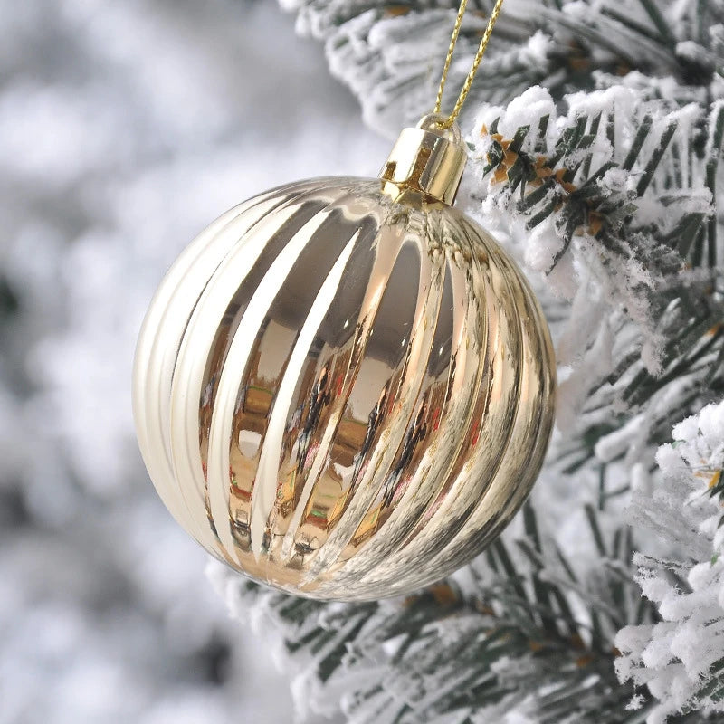 44Pcs 3/6CM Christmas Ball Christmas Tree Decoration Ornaments for Home Decor Halloween New Year Navidad Pendant Ball Accessory
