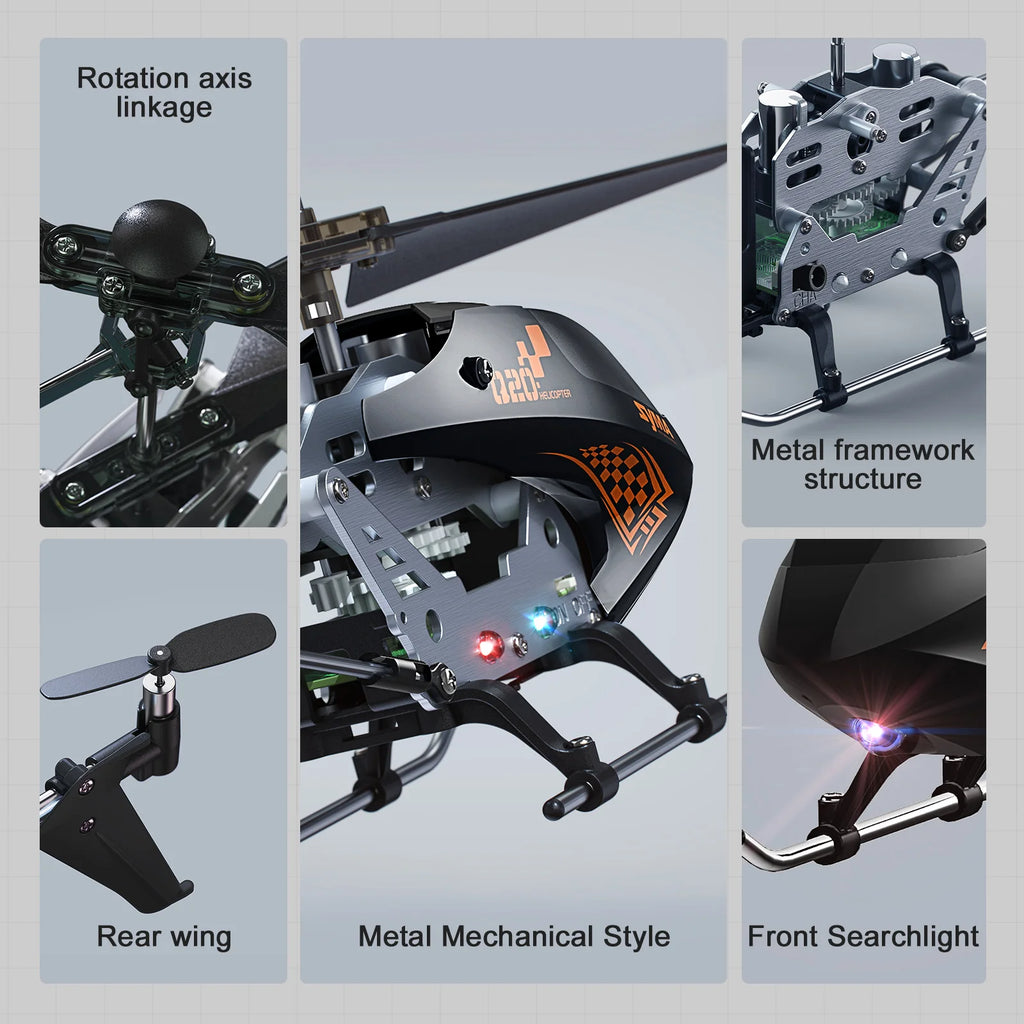 SYMA Remote Controlled Helicopter Q20 RC Aircraft with Altitude Hold, One Key take Off/Landing, 3.5 Channel, UFO Gift for Kid
