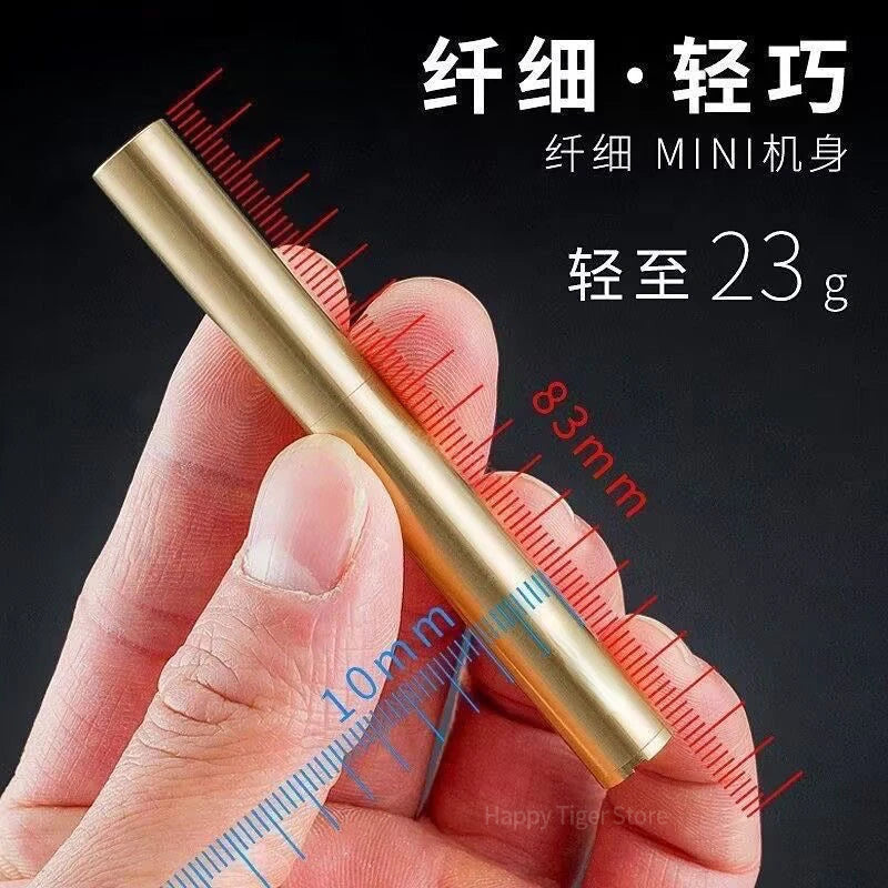 Nunchakus Lighter for Men Dad Husband Christmas Gift Vintage Lighter Nunchucks Kerosene Lighter Windproof Brass Stainless Steel