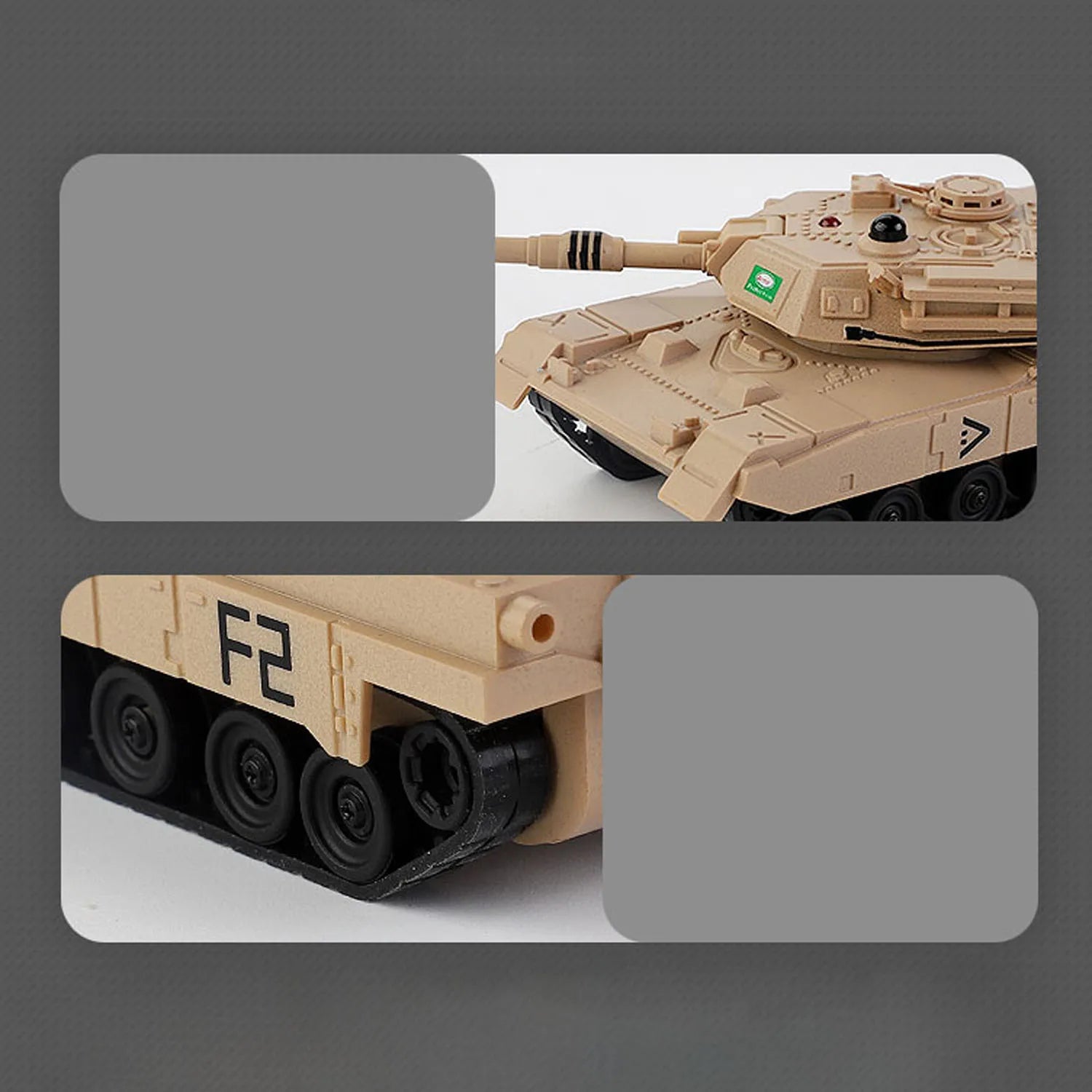 RC Mini Toys Tanks Remote Control Battle Military Tank Model RTR 170 Degrees Rotation Turret with Infrared System Boys Gifts