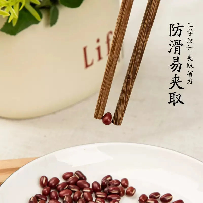 Chinese Chopsticks Set Premium Chicken Wing Wood Lacquerless Waxless Mildew Resistant Restaurant Commercial Wooden Chopsticks