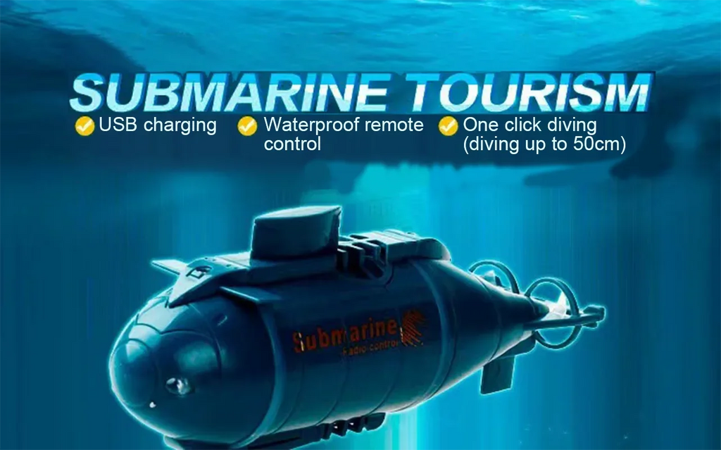 Liutong Mini Wireless Remote Control Submarine Remote Control Ship New Unique Toy