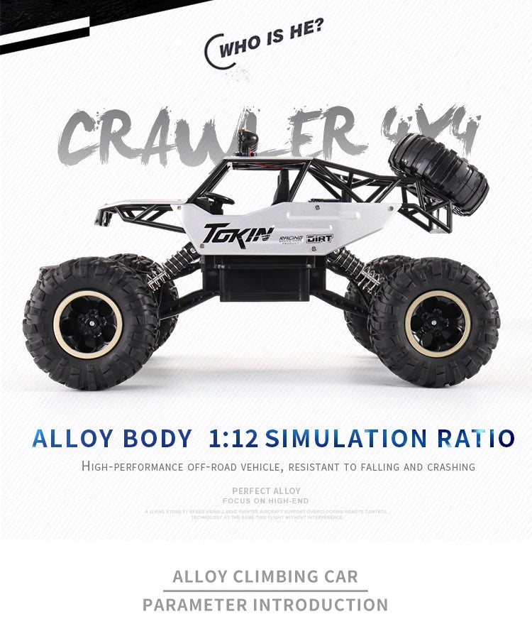 Oike RC Car Remote Control Climbing Vehicle Outdoor All Terrain Off-road Trucks 4WD Racing Drift Cars Toy Gift for Kids Adults