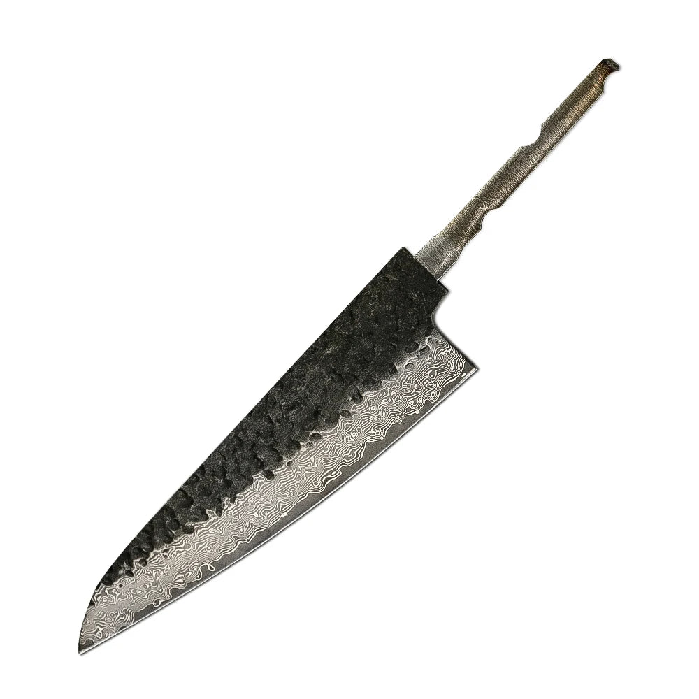 Amber 67 Layers VG10 Damascus Steel Knife Blade