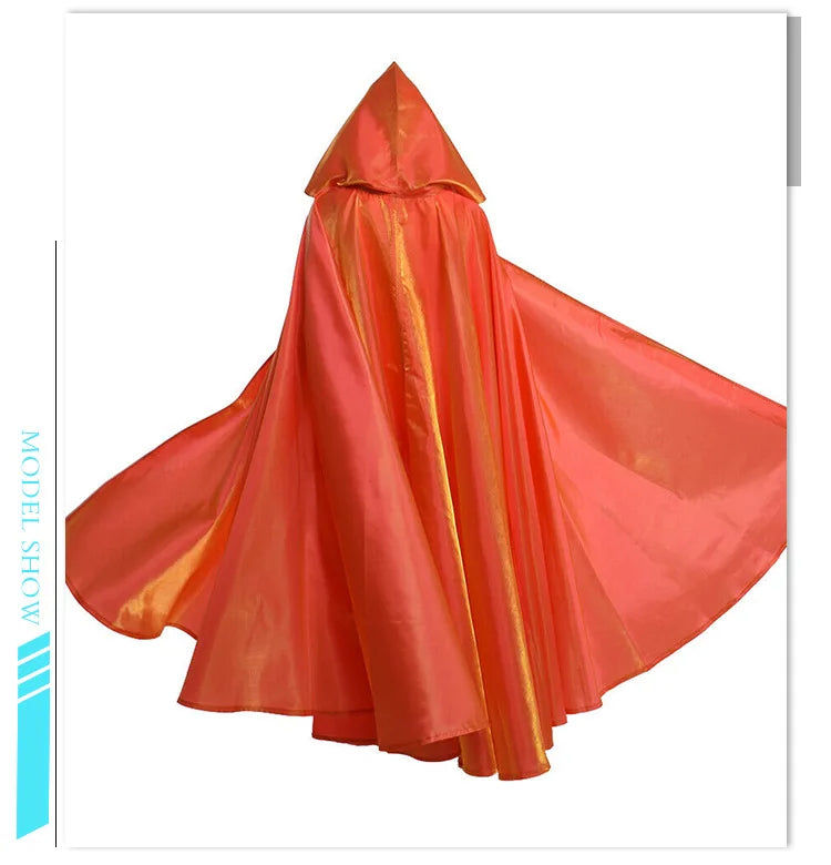 Halloween costume, medieval cloak, wizard's robe, death role-playing costume