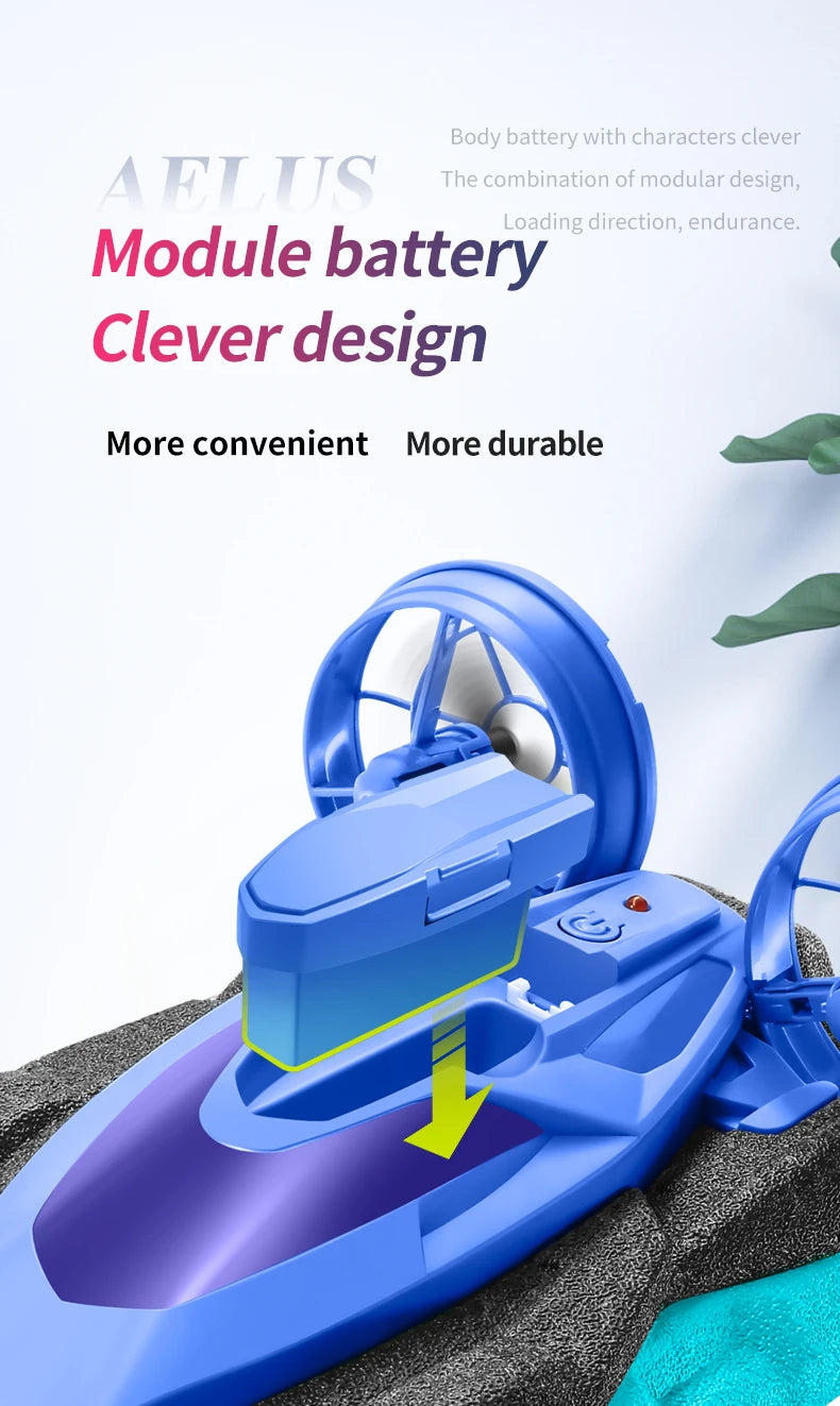 New S10 Water and Land 2 IN 1 Remote Control Drift Car Hovercraft Deformation Multifunctional RC Hovercraft Boat Car Kid RC Toy