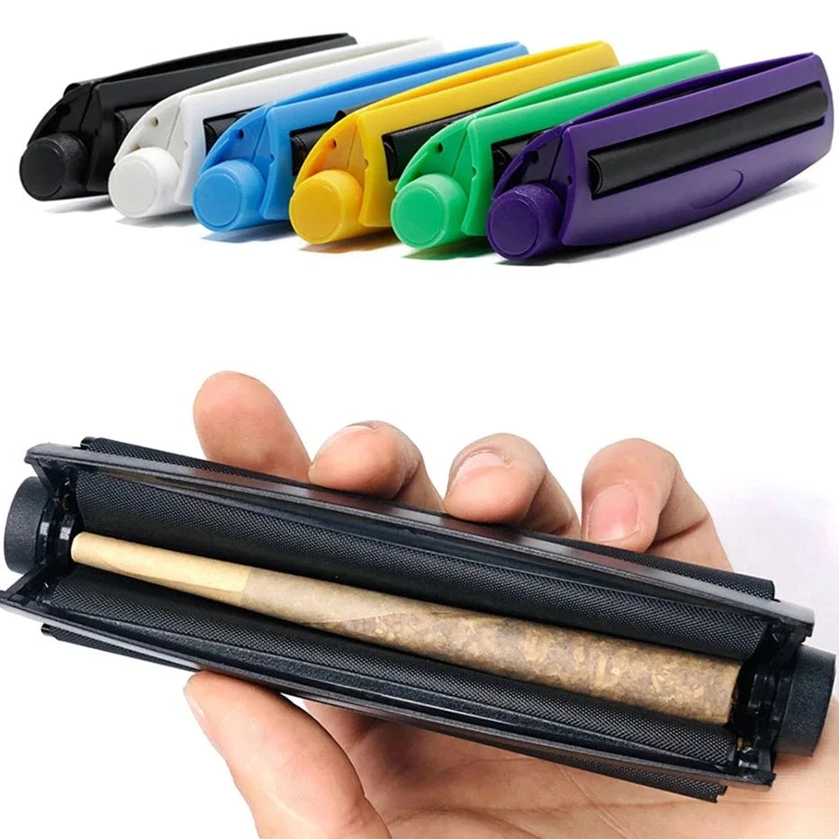 New 110mm/78mm Cigarette Rolling Machine with Tobacco Storage Tube for DIY Rolling Paper Wrapping Maker Smoking Accessories