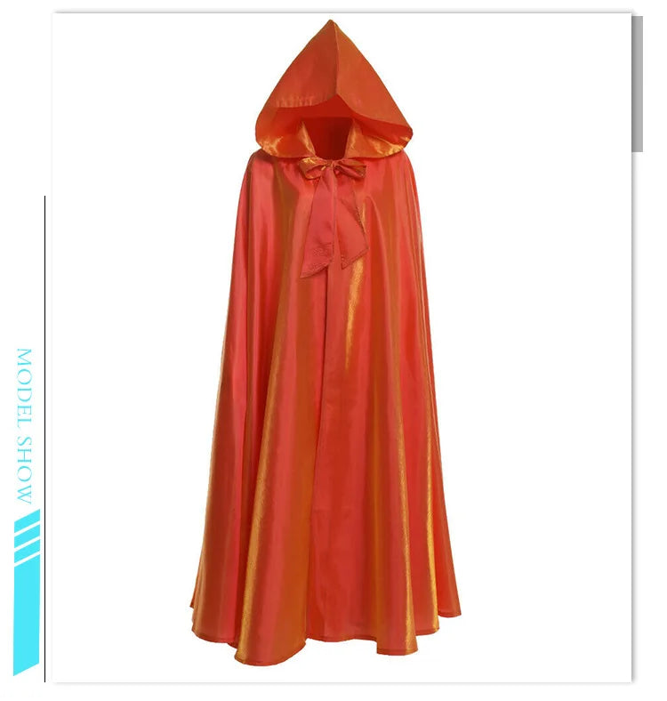 Halloween costume, medieval cloak, wizard's robe, death role-playing costume