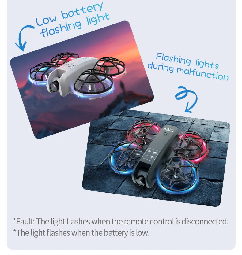 K100 MAX Mini GPS Drone 8K HD Camera Real Time Video Transmis Screen Control Obstacle Avoidance Aerial Photography RC Quadcopter
