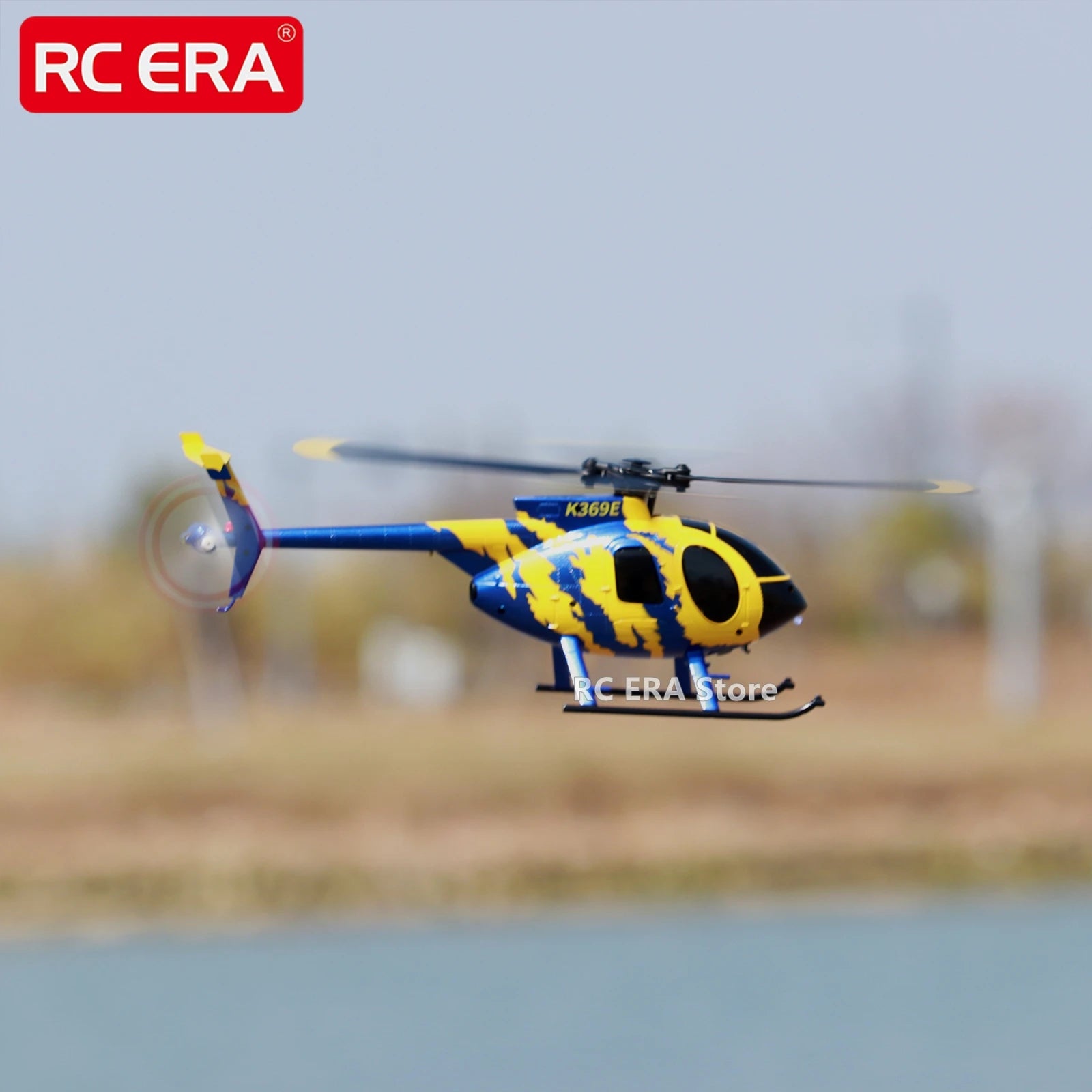RC ERA C184 Mini MD500 with Optical Flow Sensor Scale Micro RC Helicopters for Adults Beginner Remote Control Hobby Toys Gift
