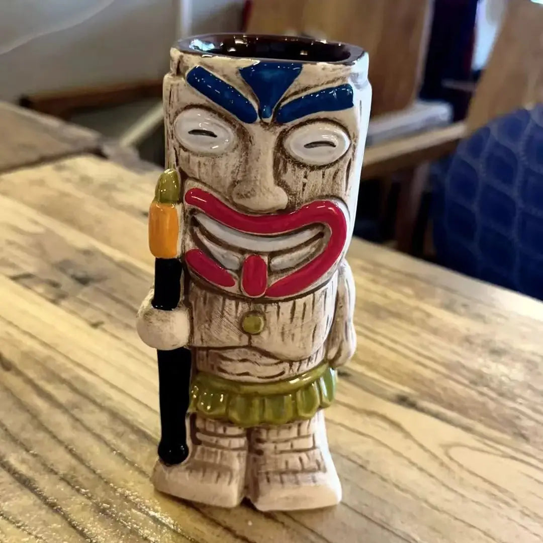 Hawaiian Cocktail Glass Cup,Ceramic Tiki Mug,Samiff Bar Glass,Personality Drinking