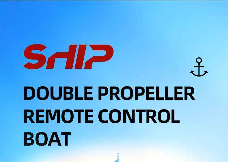 Mini Boat Remote Control Warship 2.4ghz Double Propeller Radio-control Aircraft Carrier Simulated Model Toys Kids Gift