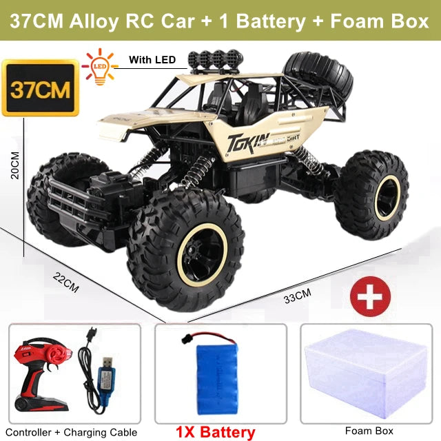 Oike RC Car Remote Control Climbing Vehicle Outdoor All Terrain Off-road Trucks 4WD Racing Drift Cars Toy Gift for Kids Adults