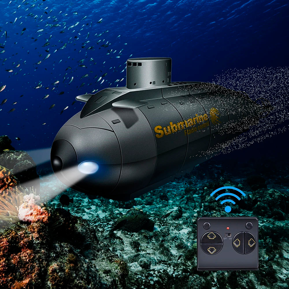 2.4G Electric 6 Channels Diving Model Wireless Remote Control Submarine Boat Toy Sports Submarine Remote Control Kids Toy