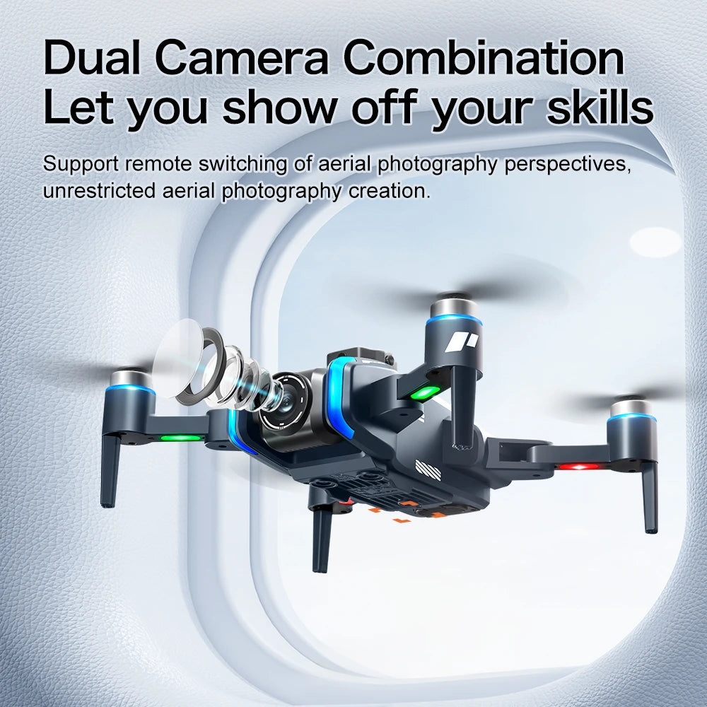 XT808 Screen Display Drones 5G Optical Flow GPS Folding With WIFI Transmission 8K HD Professional Aerial Camera Quadcopters Toys