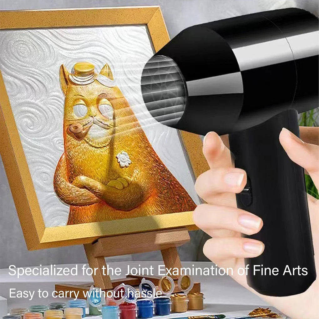 Quiet Cordless Hair Dryer Small Portable Cordless Hair Dryer USB Charging Art Joint Examination Colour Quick Dryer