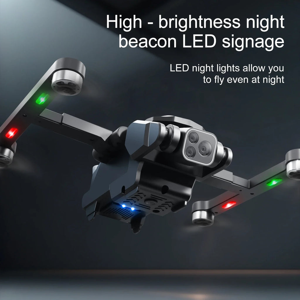 S188 GPS Drone 8K Professional HD Dual Camera 5G Wifi Obstacle Avoidance Brushless Foldable Quadcopter RC Distance 2KM Dron Toys