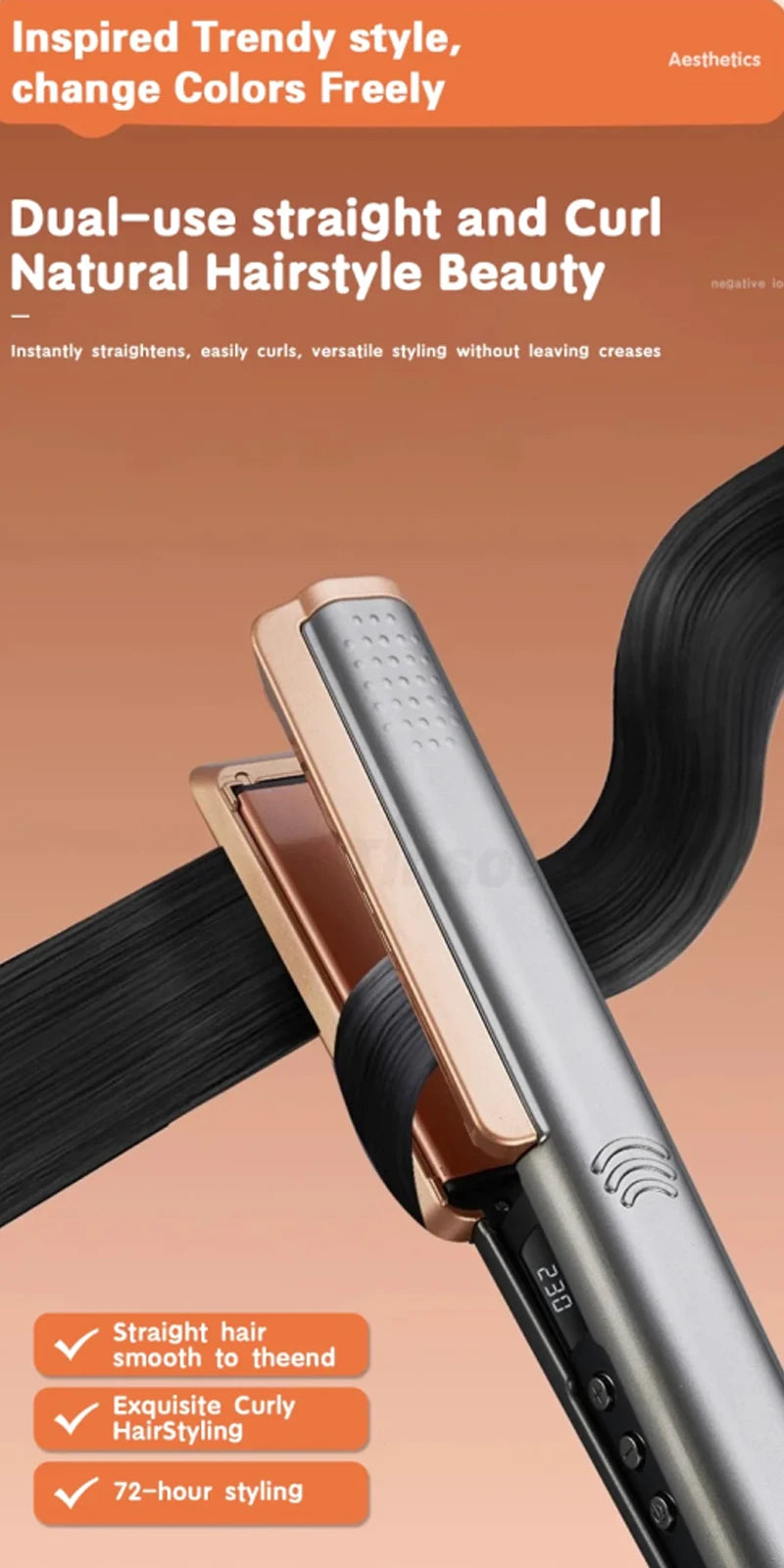 Popular Hair Straightener Global Travel Hair Straighteners for Women Fast Heating Hair Straightener
