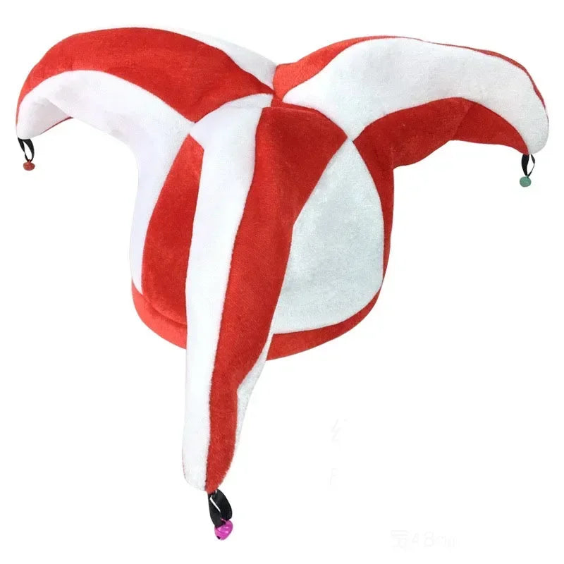 Adult Halloween Fancy Dress Up Hat Stage Show Props Clown Funny Dress Up Clown Hat Carnival Birthday Cake Cap