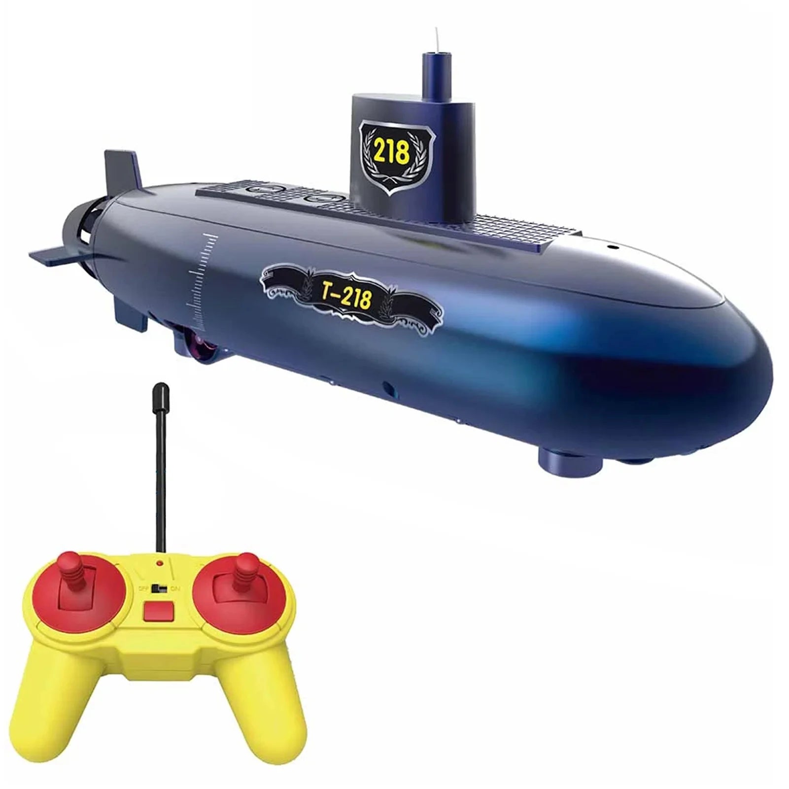 Small RC Submarine Versatile Educational Water Resistant Exquisite Look DIY Remote Control Submarine Model Toy for Kids