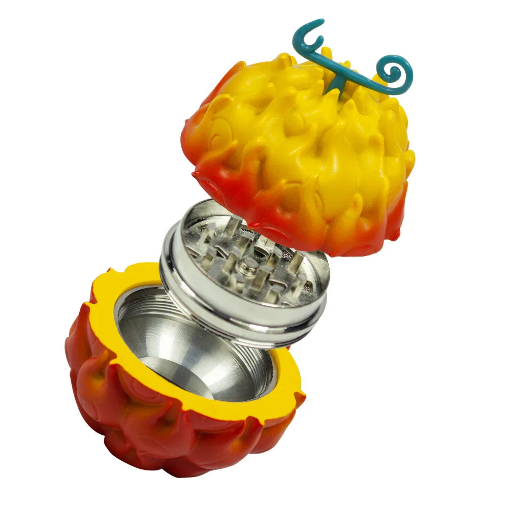 Fruit Metal Herb Grinder Evil 3 Colors