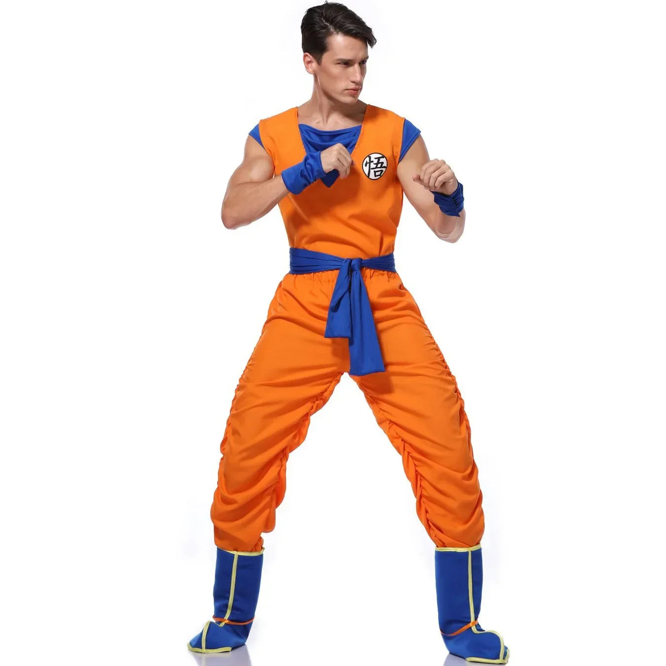 Halloween  anime Adult Orange Suits Son  Masquerade Cosplay Anime Superheroes Role Play Dress Up  cosplay costumes