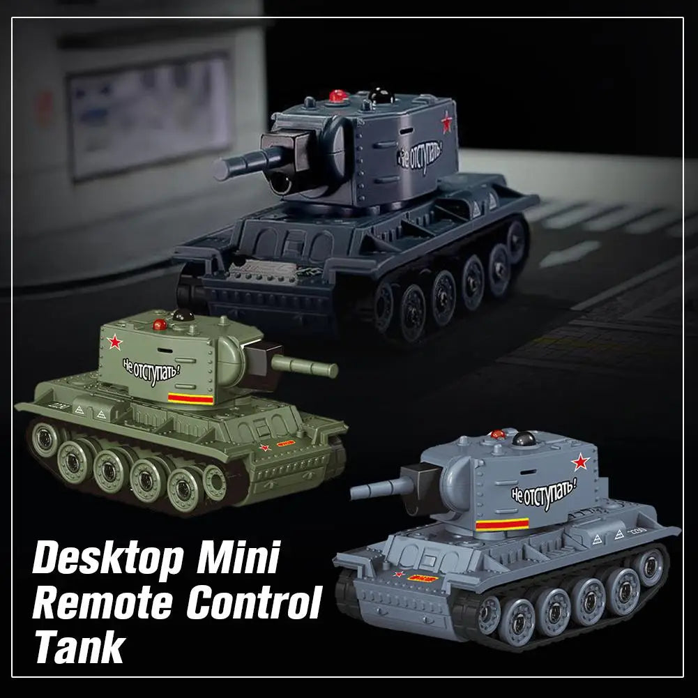 Mini Scale RC Battle Tanks - Safe Infrared Combat System with Rotation, Parent-Child Interactive Military Toys for Boys