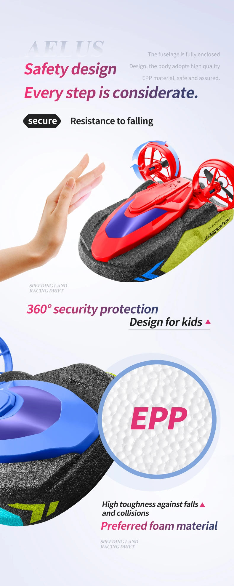 New S10 Water and Land 2 IN 1 Remote Control Drift Car Hovercraft Deformation Multifunctional RC Hovercraft Boat Car Kid RC Toy