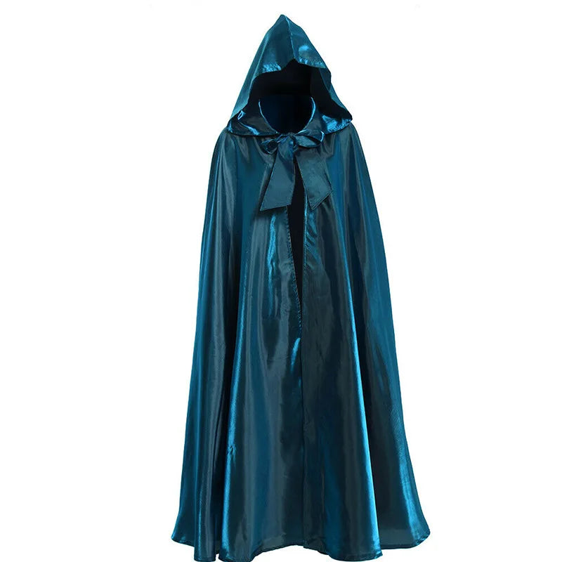 Halloween costume, medieval cloak, wizard's robe, death role-playing costume