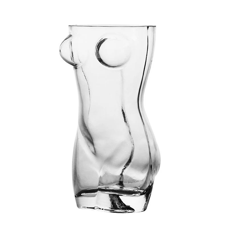Unique Beer Cup Funny Wine Glass Whisky Vodka Shot Glasses Creative Bar Cocktail Glass Body Shape Mug Coffee Juice Cup