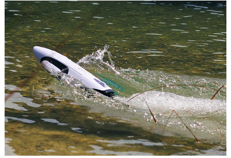 S2 Twin Jet RC Racing Boat High Speed Self-Righting Remote Control Ship 2.4Ghz Watercraft Model with Flip Over Recovery