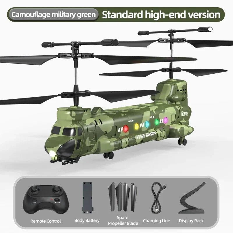 RC Helicopter LM19-D LED Lights 480P Camera Hd Aerial Photography 2.4g Remote Control Aircraft Model Toys for Boys Children Gift