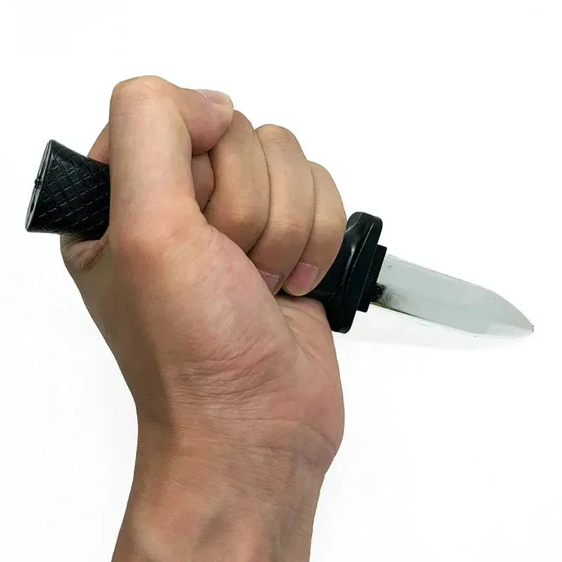 Halloween decoration props, fake knives, plastic telescopic knives, party children's fun prank props, gifts