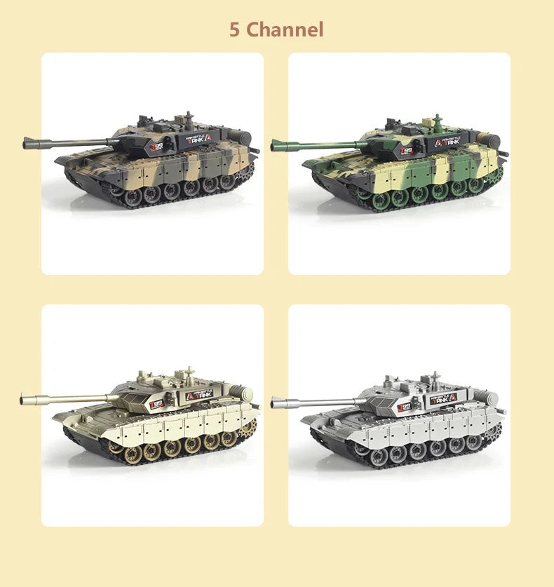 33CM Rc Tank Remote Control War Tanks Crawler Car Vehicle Battle Electric Model Electronic Machine Toys for Boys Birthday Gifts