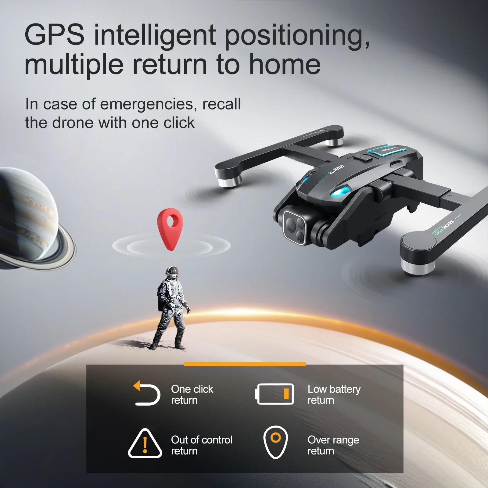 S188 GPS Drone 8K Professional HD Dual Camera 5G Wifi Obstacle Avoidance Brushless Foldable Quadcopter RC Distance 2KM Dron Toys