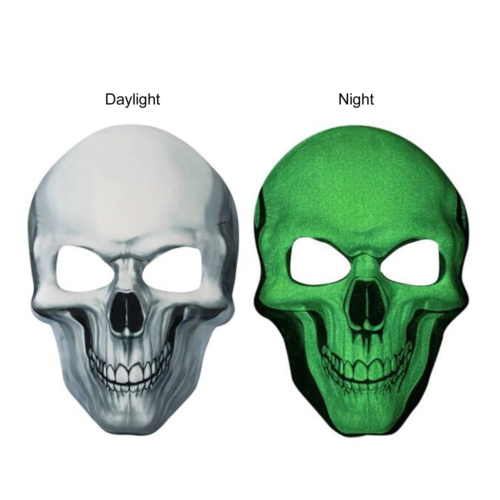 Skeleton Skull Ghost Death Mask Horror Full Head Mask Prank Cosplay Costume Scary Movie Ghostface Props Home Decor Party Supplie