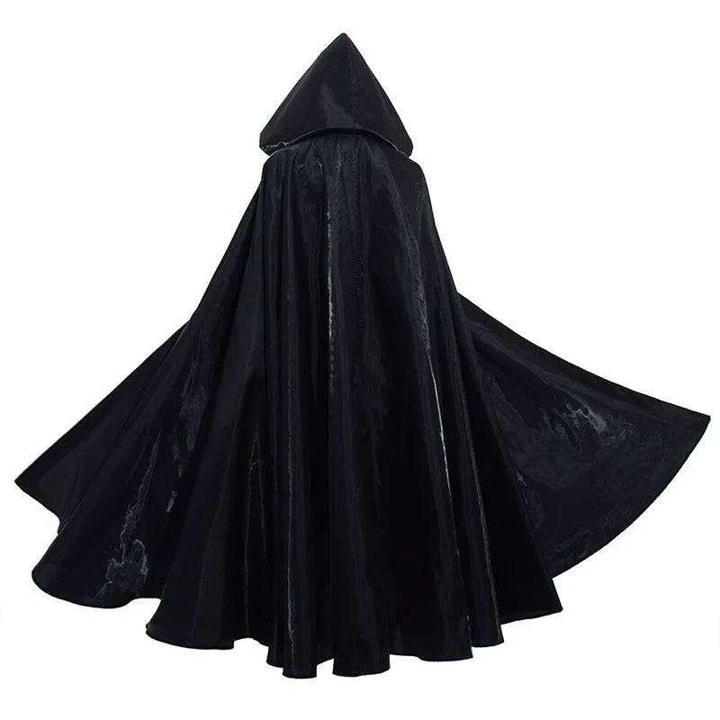 Halloween costume, medieval cloak, wizard's robe, death role-playing costume