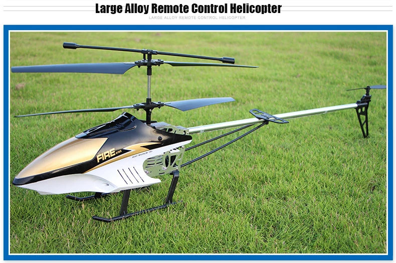 3.5CH Rc Helicopter Extra Large Remote Control Drone Durable Charging Model UAV Outdoor Aircraft Helicoptero Gift Toys for Kids