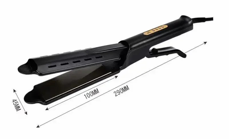Hair Straightener For Women Widen Panel Four-gear Temperature Adjustment Ceramic Tourmaline Ionic Flat Iron Hair Straightener