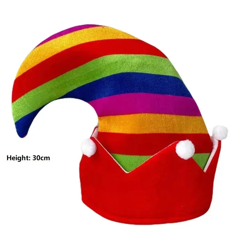 Adult Halloween Fancy Dress Up Hat Stage Show Props Clown Funny Dress Up Clown Hat Carnival Birthday Cake Cap