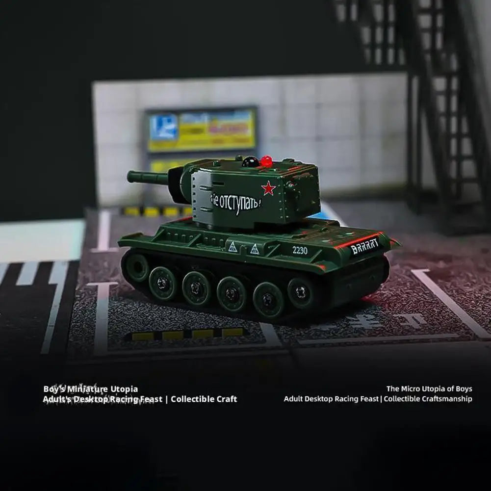 Mini Scale RC Battle Tanks - Safe Infrared Combat System with Rotation, Parent-Child Interactive Military Toys for Boys