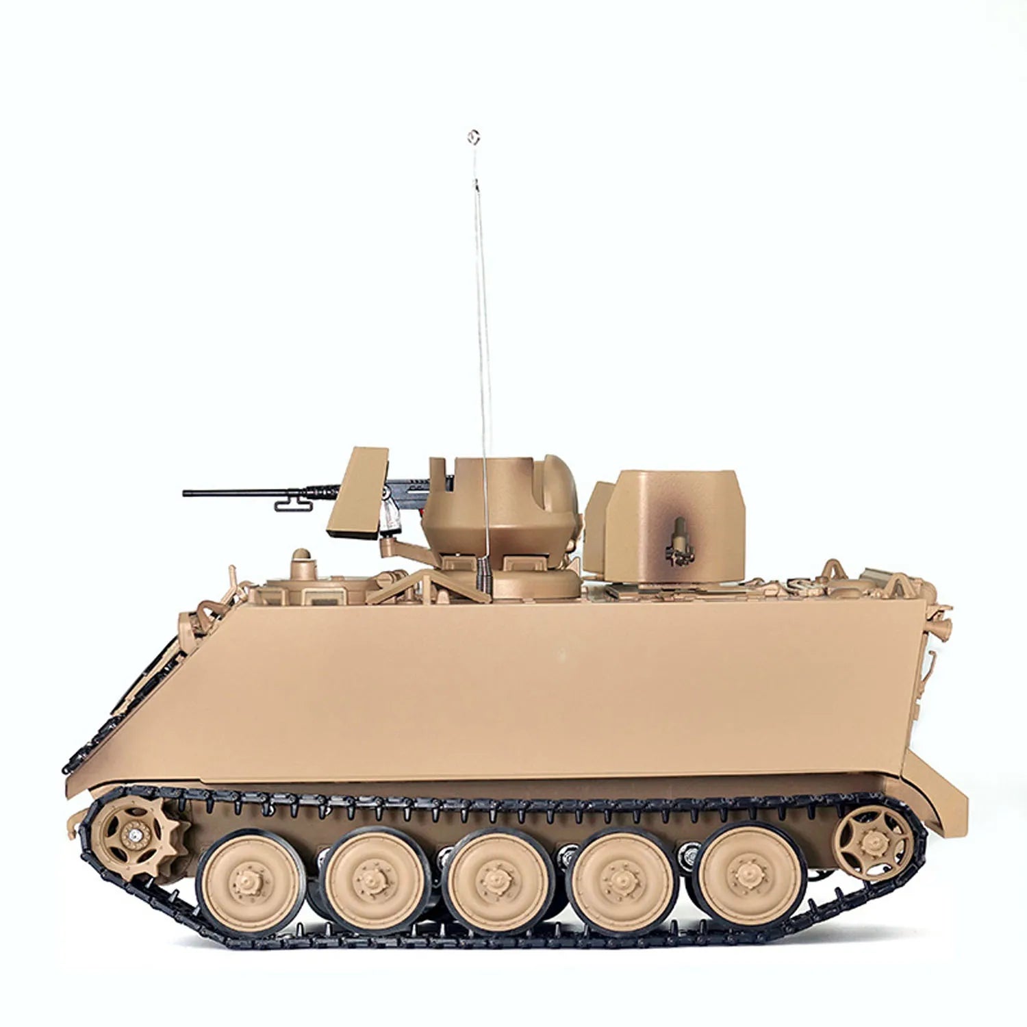 RTR Tongde 1/16 RC Tank M2412-B M113A1 ACAV Infrared 360 Turret Rotation Smoking Lamp Sound Radio Control Panzer Electric Model