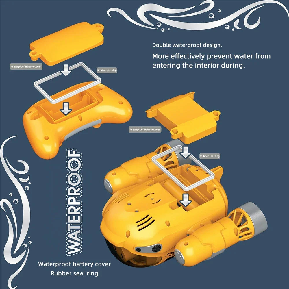 RC Boat Remote Control Boats Spray Powerboat Twin Propeller 2.4G Radio Controlled Ship with Lights Toys for Boys Girl Kids Gifts