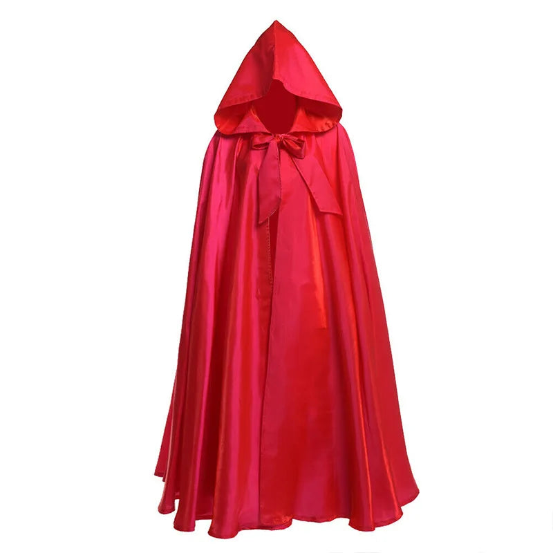 Halloween costume, medieval cloak, wizard's robe, death role-playing costume