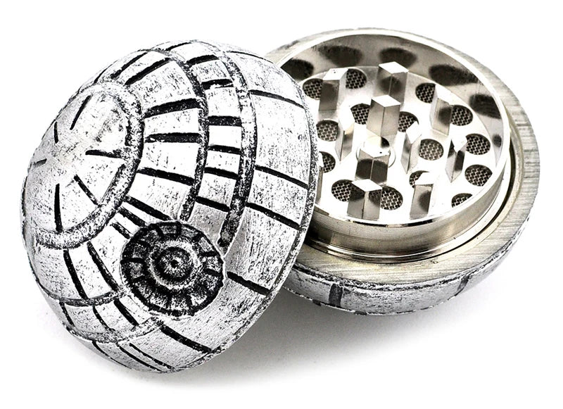 2" Ball Grinder Metal Cartoon Smoke 3 Layers Miller Tobacco Herb Grinder Round Zinc Alloy Mill Spice Crusher Accessory