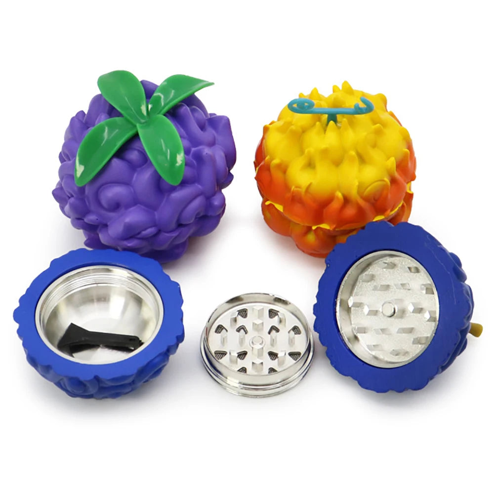 Fruit Metal Herb Grinder Evil 3 Colors