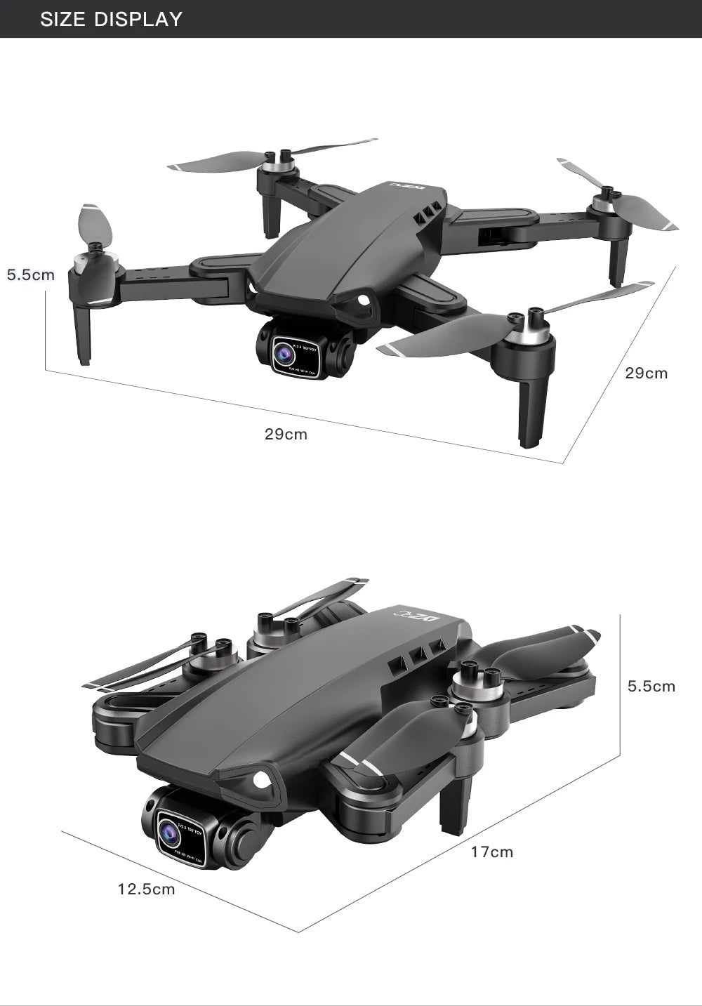 LYZRC L900 PRO SE Drone 4K Professional HD Dual Camera GPS Dron 5G WIFI FPV Foldable Quadcopter Brushless Motor RC Helicopter