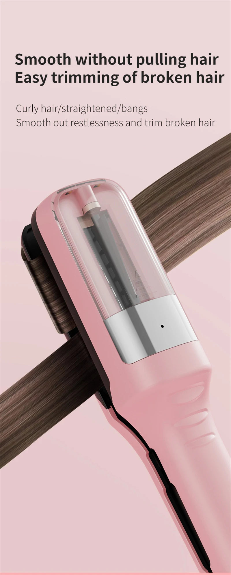 Split Hair Trimmer Hair Split Ends Dry Damaged Brittle Professional Automatic Trim Split  Women Cordless Hair Cutting Machine
