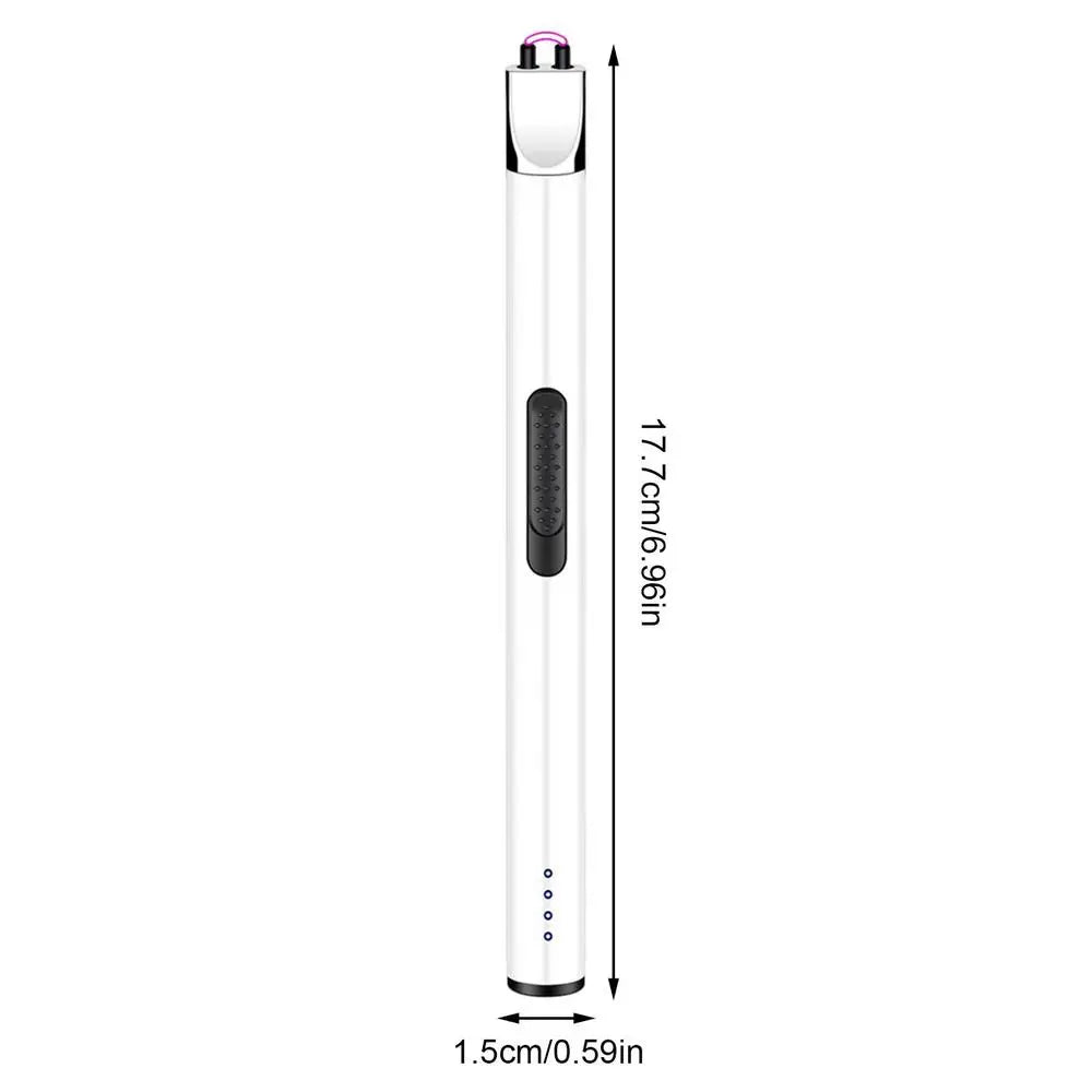 USB Electric Rechargeable Kitchen Lighter Electric Arc BBQ Lighter Windproof Flameless Plasma Ignition Long Gas Lighter